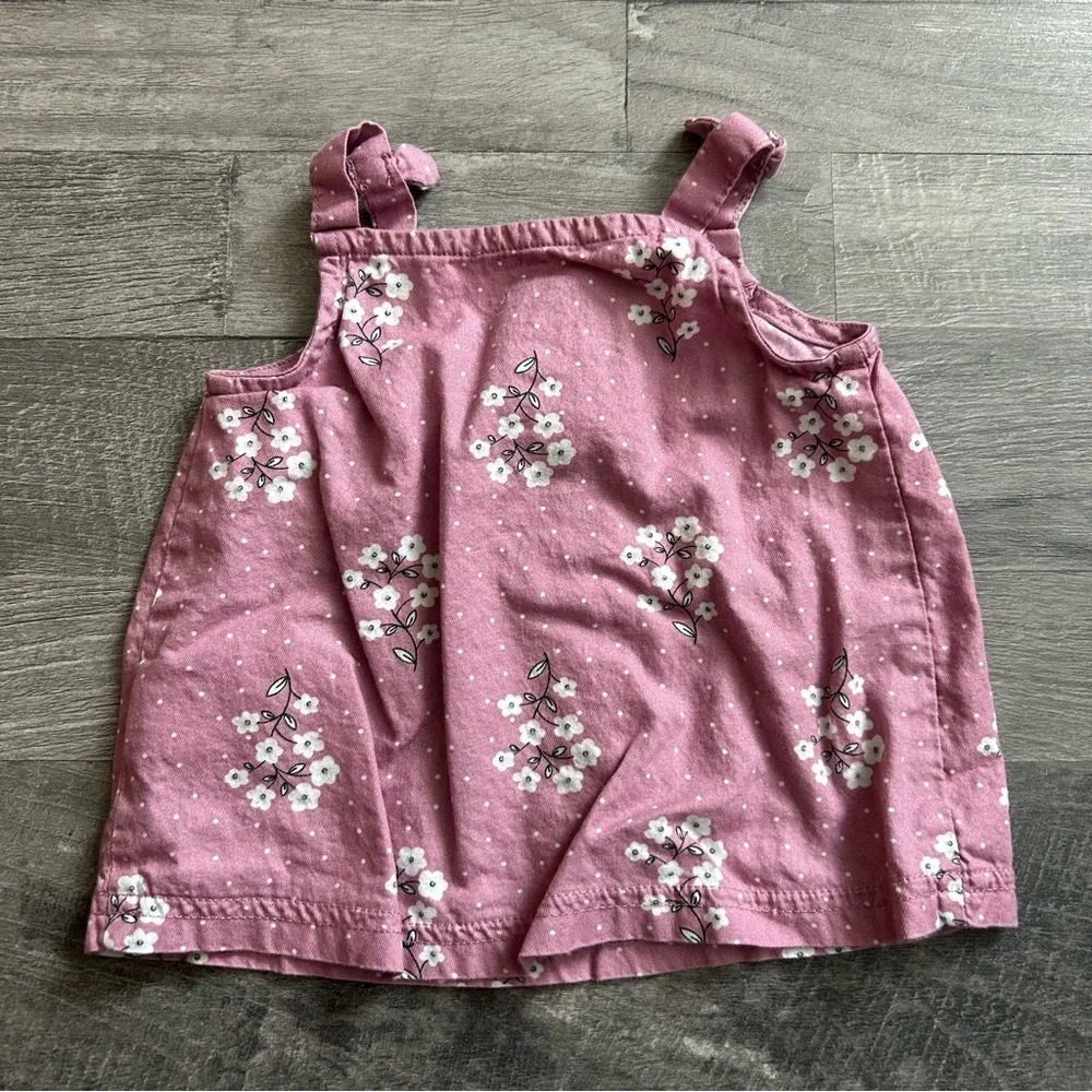 Carter's Baby Girl 2-Piece Floral Button Front Top & Diaper Cover 6M